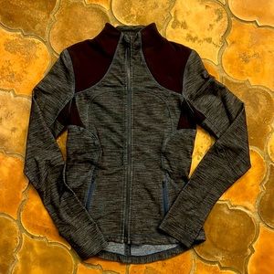 Lululemon Heathered Navy Full Zip Jacket